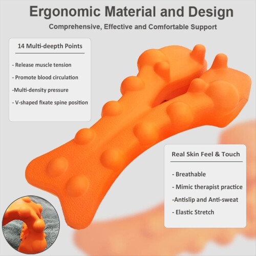 Cervipoint Trigger-Point Massager, Ergonomic for Muscle Relaxation 2