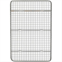 Grelha para Assar, Serve para Forma de Quarto de Assadeira, Aço Inoxidável, para Forno 39 x 28 CM