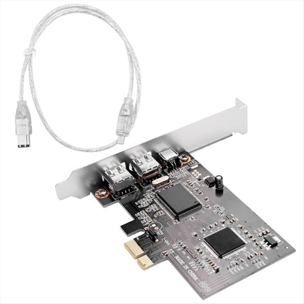 Pci Express X1 Pci-E Firewire 1394A Ieee1394 Controller Card 3 Port 4852331017327
