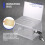 1 Packung Acryl-Spendenbox mit Schloss, transparente Wahlurne 6