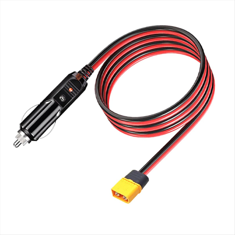 Xt60 Male Connector Extension Cable With Lighter Plug 10Ft 14Awg 4854155050757