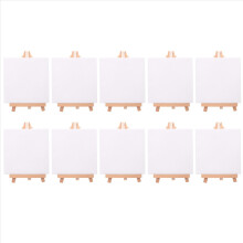Conjunto de 10 mini telas para pintura, artesanato, desenho, cavalete, presente