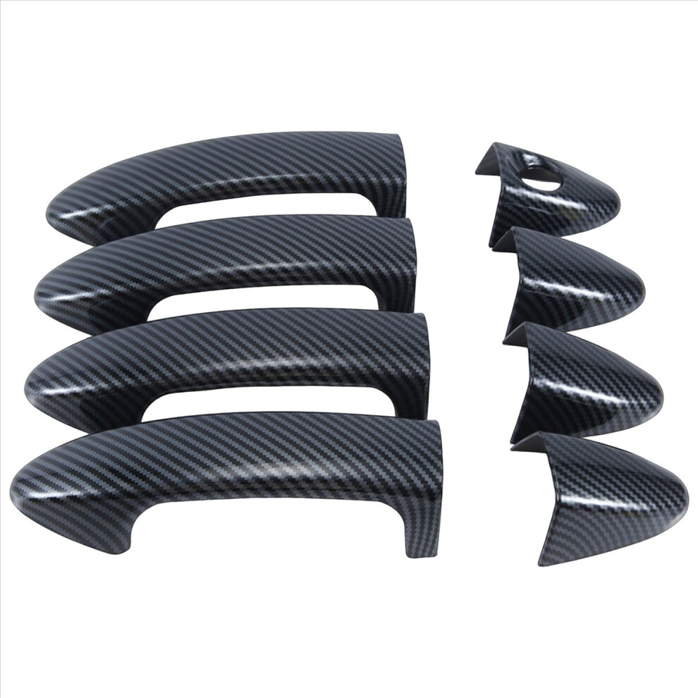 Car Exterior Door Handle Cover For Fiesta 2009-2012,Carbon Fiber 4852331084633