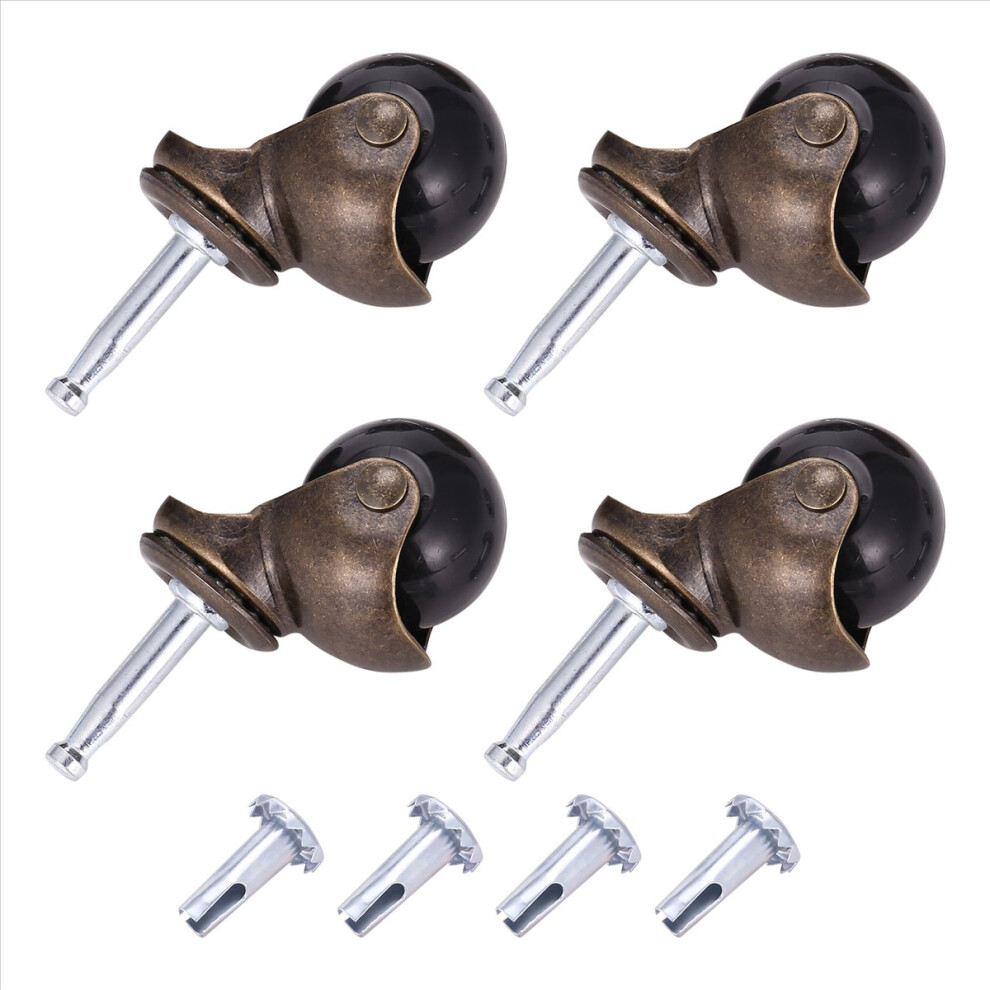 1.5Inch Ball Casters Wheels For Furniture Casters Set Of 4 4854155054410