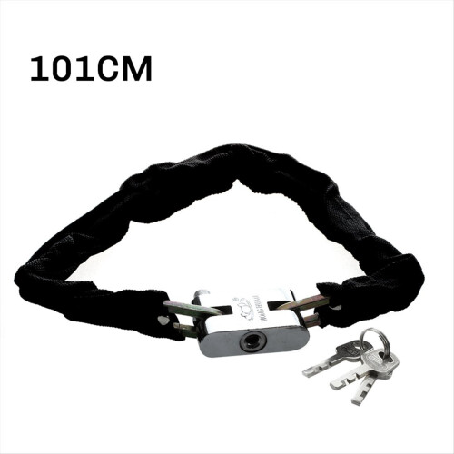 Antivol de vélo de route en métal 101 cm, robuste, avec clé