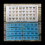 Monats-Pillenbox mit 31 Fächern, Pillenbox, Blau 3