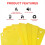 3240 Insulation Epoxy Plate 203x172x0.5mm Insulation High Temperature 3