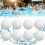 Lot de 8 boules anti-écume pour spas, jacuzzis, piscines 2