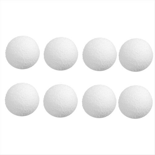 Lot de 8 boules anti-écume pour spas, jacuzzis, piscines