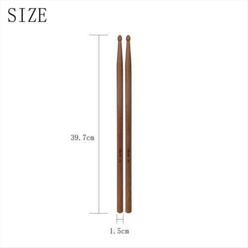 Σετ τυμπάνων Μπαγκέτες τυμπάνου Mahogany 7A Jazz Drum Σφυριά τυμπάνων 1