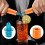 Flair Bartender Bartending Practice Bar Pub Bottle Wine Cocktail Shaker - Orange 7