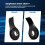 1 Pair Earphone Inner Shell Replacement for Studio 3.0 Black 4