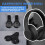 1 Pair Earphone Inner Shell Replacement for Studio 3.0 Black 7
