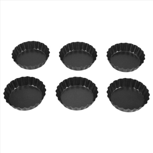6 formas para tortas de ovo, mini formas para tortas de 3 polegadas com fundo removível 1