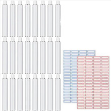 24 stuks lege aluminium verftubes 20 ml verftubes