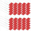 50Pack Marking Flags, Red Yard Flags 15x4x5Inch, Marker Flags 3