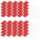 50Pack Marking Flags, Red Yard Flags 15x4x5Inch, Marker Flags 2