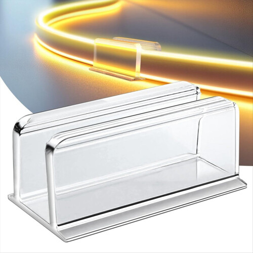 Lot de 20 clips de fixation pour bande LED transparente 1