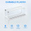 Lot de 20 clips de fixation pour bande LED transparente 3