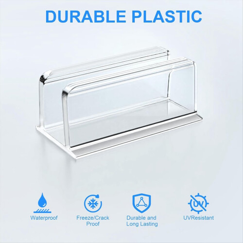 Lot de 20 clips de fixation pour bande LED transparente 2