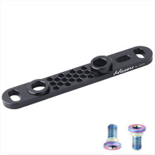Fahrrad Scheibenbremse Adapter CNC Disc Halterung Schwarz Vorne