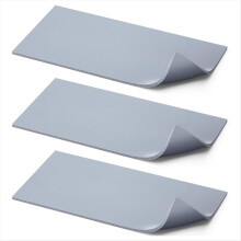 3 Stück Silikon-Wärmeschutzpolster 1/8 Zoll x 4 Zoll x 8 Zoll Schaumstoffmatte