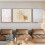 3Pcs Beige Grass Sunset Beach Palm Tree Canvas Painting 7