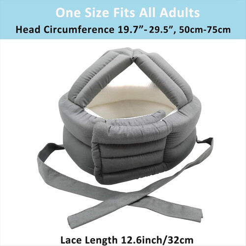 Elderly Protective Helmet, Safety Helmet Adjustable,Gray 2