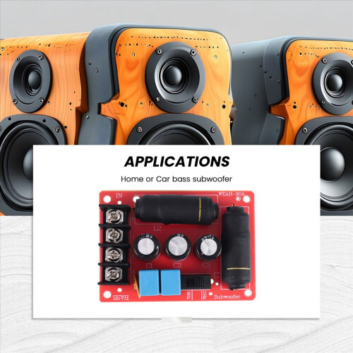 Second-Order Crossover Speaker Frequency Divider DIY Home Theater 1