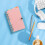 Pacote com 3 pastas A6 transparentes de PVC macio com 6 argolas e capa transparente 5