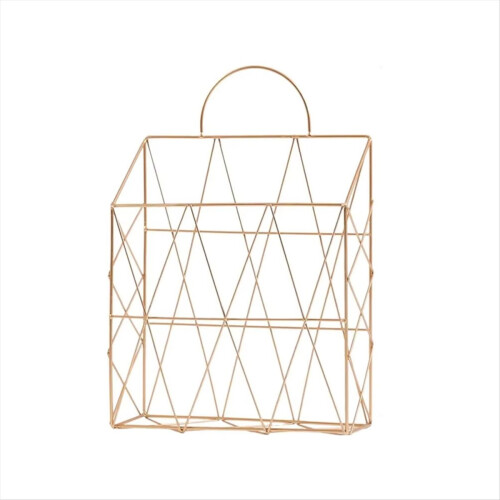 File Organizer Wall Mount Decorative Organizer Vertical Wire Shelf B