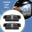 2 Pcs Car License Plate Lamp Shell for 2 3 M2 M3 2011-2013 5