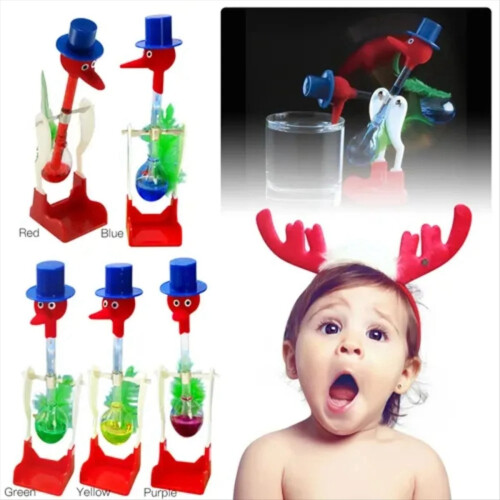 Drinking Bird with Fluid Motion Kids Educational Toys,A 2