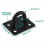 Pad Eye Plate U Hooks Heavy Duty Wall Mount Ring Hooks 3
