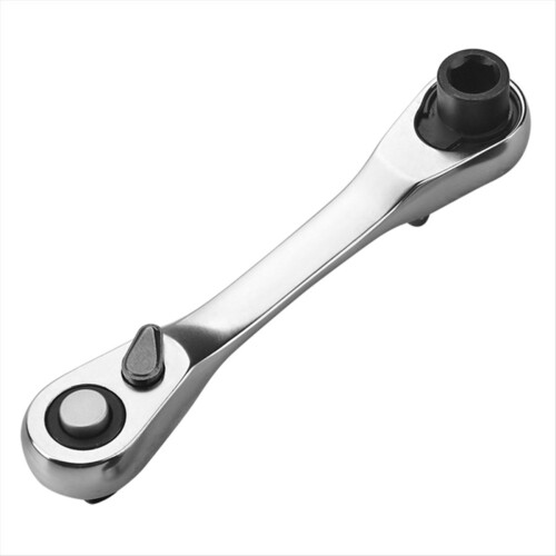 Double Ended Quick Socket Ratchet Wrench Rod Screwdriver Bit Tool 2