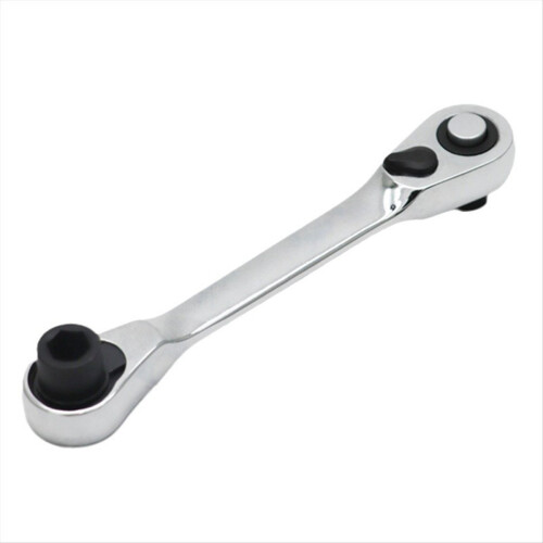Double Ended Quick Socket Ratchet Wrench Rod Screwdriver Bit Tool 1