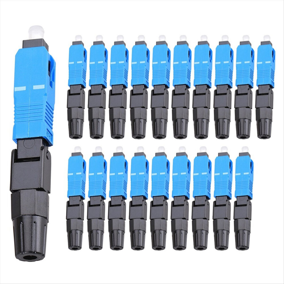 20Pcs Sc/Upc Fiber Optic Fast Connectors Pre-Buried Quick Connector 4854155092887