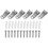 6 Pack Stainless Steel Ceiling Hooks M5 Oval Open Hooks Wall Mount 2