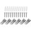 6 Pack Stainless Steel Ceiling Hooks M5 Oval Open Hooks Wall Mount 4