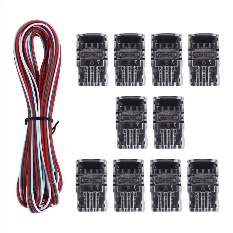 11 Pieces Tunable 3 Pin Led Strip Connectors 10Mm Terminal For Ws2811 4854155066888