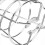 Fire Sprinkler Head Guard Cover Head Cage for Protecting Flush 4pcs 6