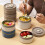 Food Warm Lunch Container, Thermal Lunch Container Beige C 4