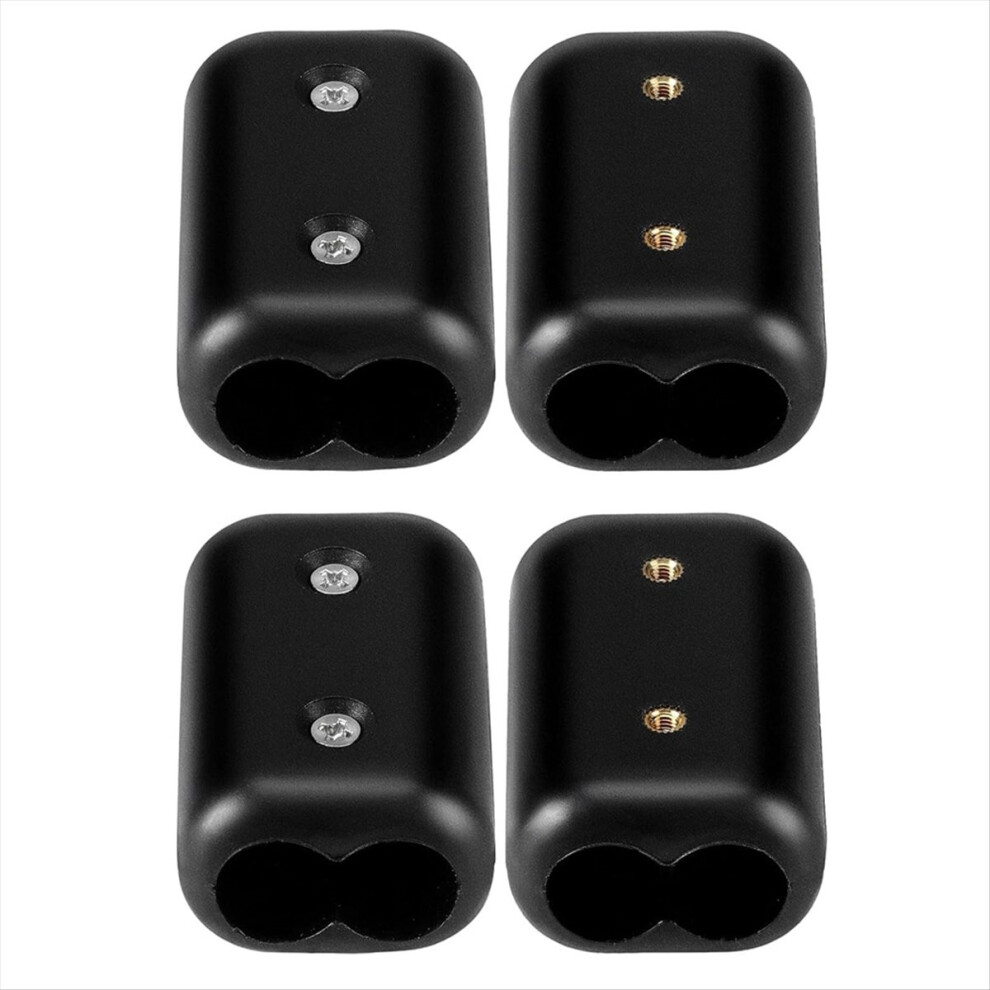 4Pc Double Rope Clamps Reusable Rope Clamp 1/2In Cord Connector 4853158847166