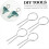100Pcs Hanging Burn Needles Kit for Pottery and DIY Crafts Kiln Tools 5