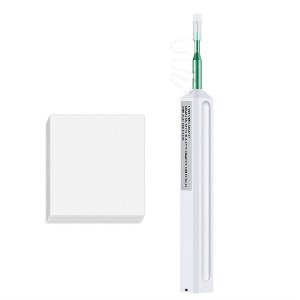 2.5Mm Fiber Optic Cleaning Pen Optical Fiber Connector Cleaner White 4854155012274