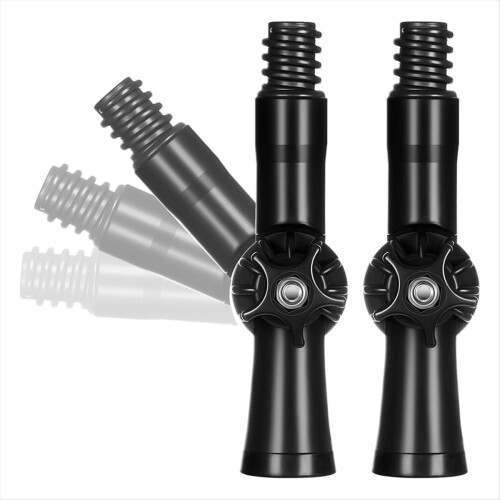 2Pcs Rotatable Angle Adaptor Extension Pole Attachments