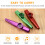 6x Metal Kazoo Μουσικά Όργανα Καλός Σύντροφος για Κιθάρα Ukulele 7