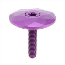 Tampa de fone de ouvido de bicicleta com parafuso para tubo de garfo de 28,6 mm,