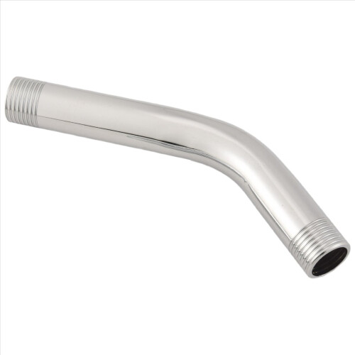 Extensão de chuveiro G1/2 polegadas 15 cm, braço de chuveiro em ângulo, tubo extra 2