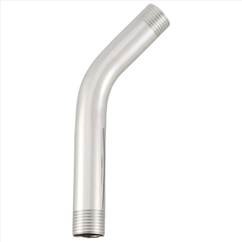 Extensão de chuveiro G1/2 polegadas 15 cm, braço de chuveiro em ângulo, tubo extra
